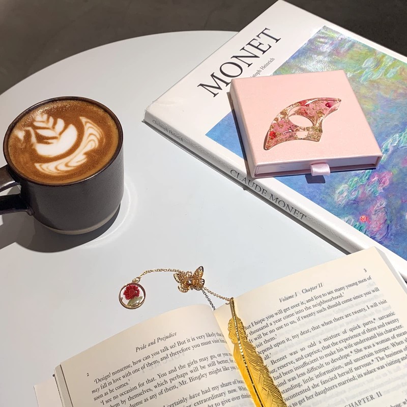 Fox Forest Metal Feather Bookmark