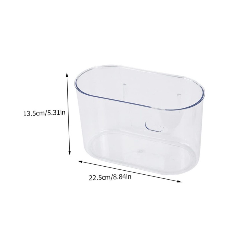 BUGUUYO Wall-Mounted Trash Can Hanging Storage Bin Recycling Office Classroom