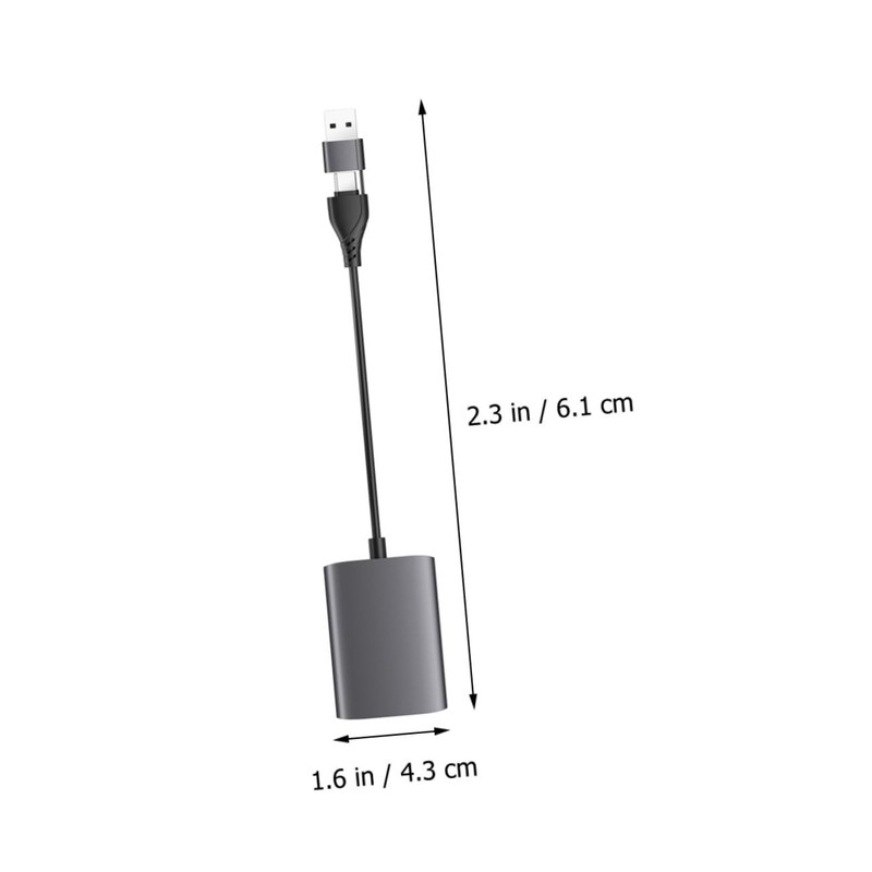 KOMBIUDA Type C to Dual Adapter USB Hub for Dual