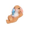 5pcs Bunny Figurines Cute Style Resin Material Decorative DIY Micro