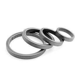 MecArmy Titanium 3pcs/4pcs/7pcs/18pcs Key Rings Keychain Large Small Split Rings (CH1-4 pcs)