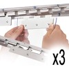 Acepunch Strip Curtain Hardware PVC Universal Mount Hanger Easy to