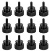 sourcing map 12pcs M3x8mm Knurled Thumb Screw Computer Case Threaded