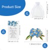 60 Sets Forget Me Not Flower Lapel Pin Blue Flower