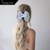 SXQLYH Bow Hair Clip Tweed Women's Hair Clips with Large