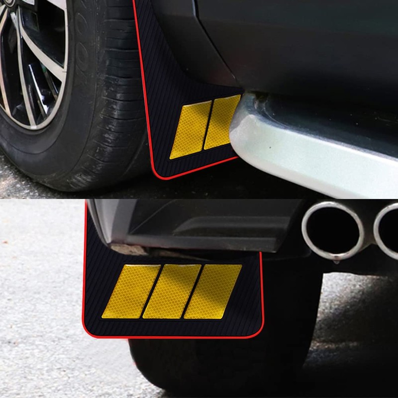 UpAuto Car Mud Flaps Screw and Clips Universal Rubber Mudguard