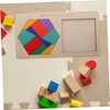 WOONEKY 1 Set Wooden Brain Teaser Puzzles for Develops Hand
