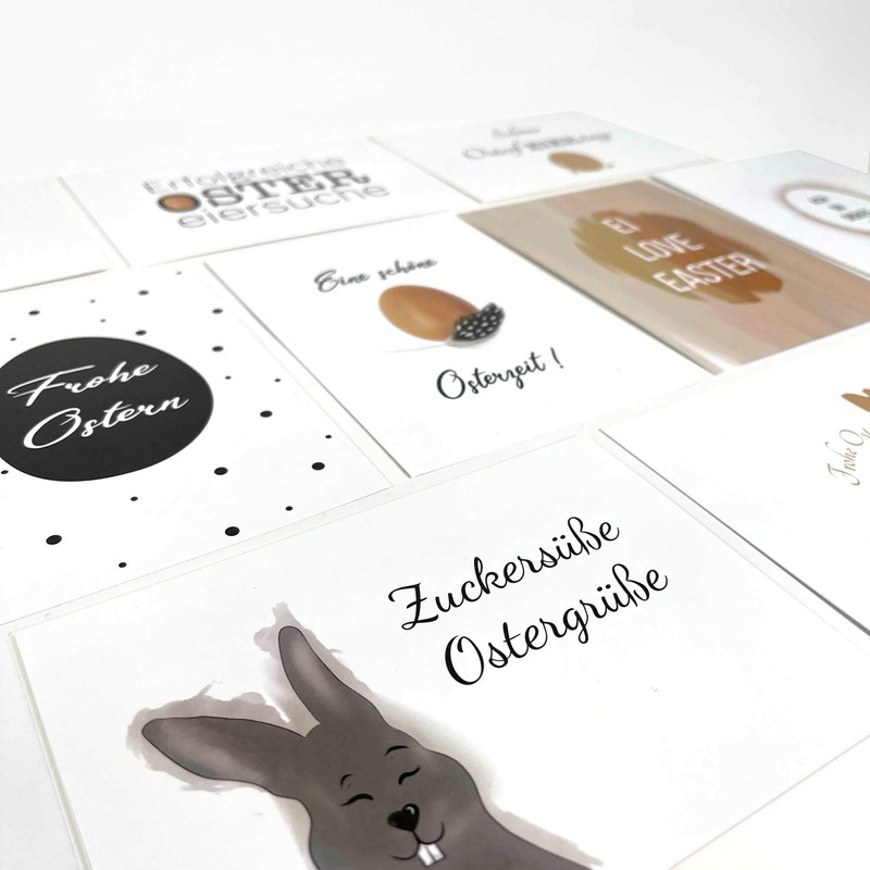 Katinga Set of 10 postcards for Easter - send Easter