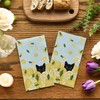 Horaldaily 50 Spring Summer Disposable Paper Decorative Guest Napkins, Lemon