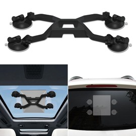 Starlink Mini Mount for Car, Suction Cup Mount 360° Adjustable - Compatible with Starlink Mini Roof/Windshield/Sunroof - Secure & Stable Satellite Signal for RV, Boat, SUV, Van Road Trips (Black)