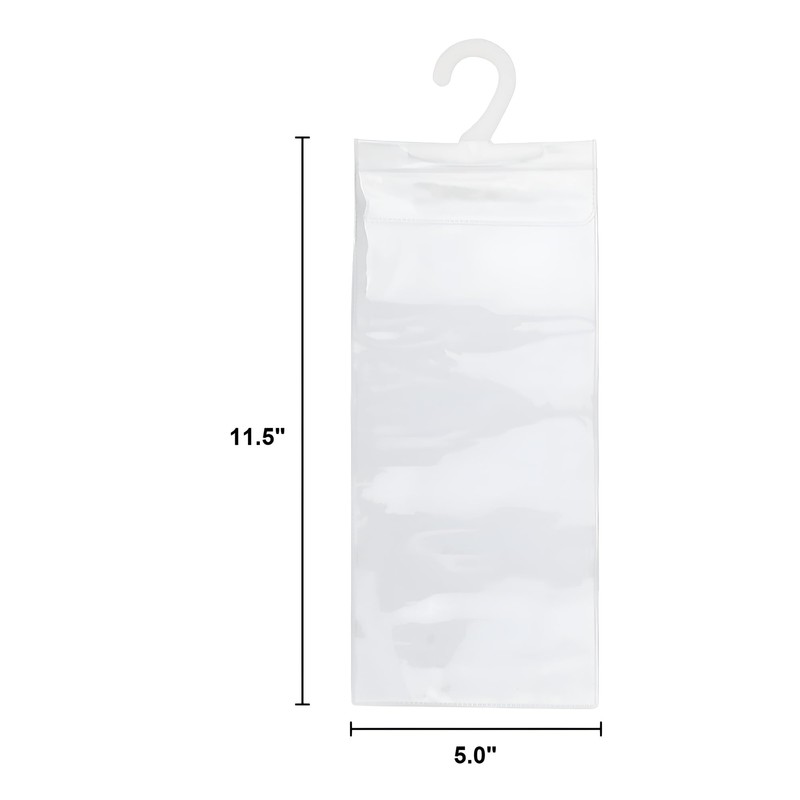 2x JacobsParts Hanging Parking Permit Plastic Holder, Ultra Clear, Rear