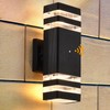 Dusk to Dawn Outdoor Wall Light, DASTOR 3000K Warm White