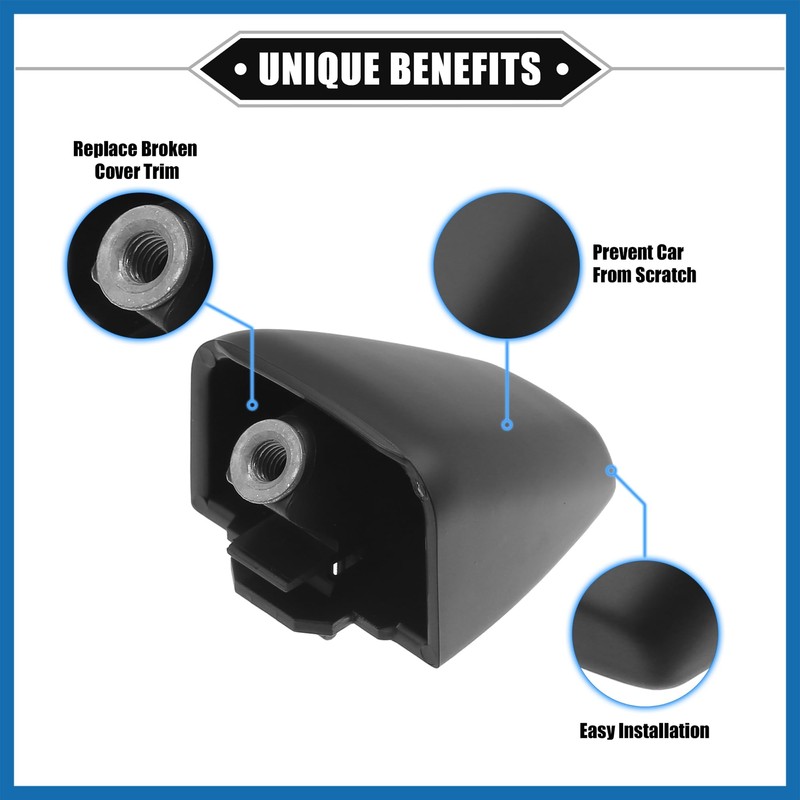 A ABSOPRO 2 Pcs Door Handle Cap Cover Compatible for