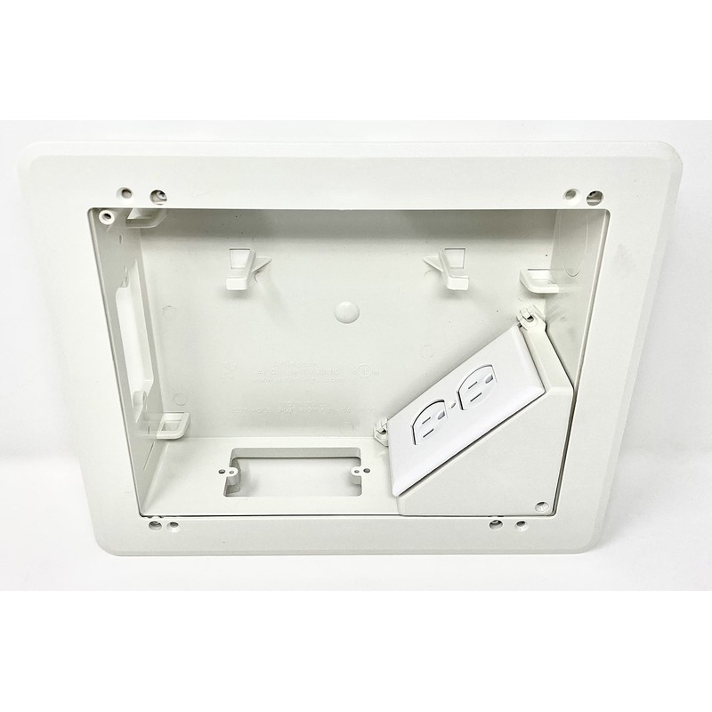RiteAV Recessed Television Box - Conceals Power and Low Voltage