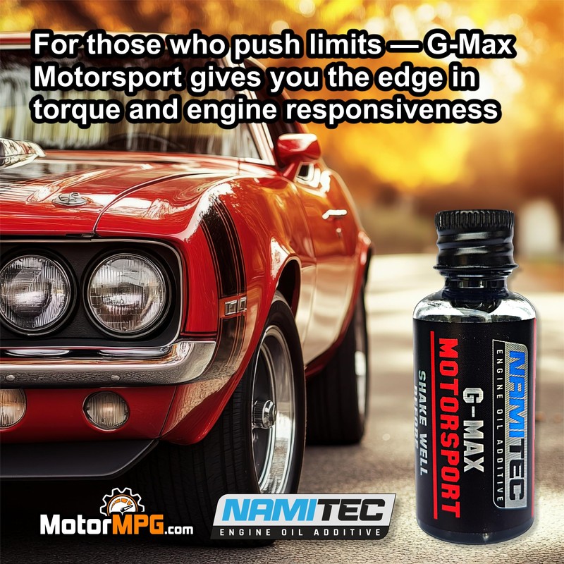 NAMITEC G-MAX MOTORSPORT | Boost Horsepower & Reduce Engine Wear
