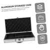 Vaguelly Aluminum Tool Storage Box Hard Shell Carrying Case for