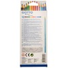 GIOTTO Elios Wood Free Colouring Pencils, 12 Assorted Colours, Ideal