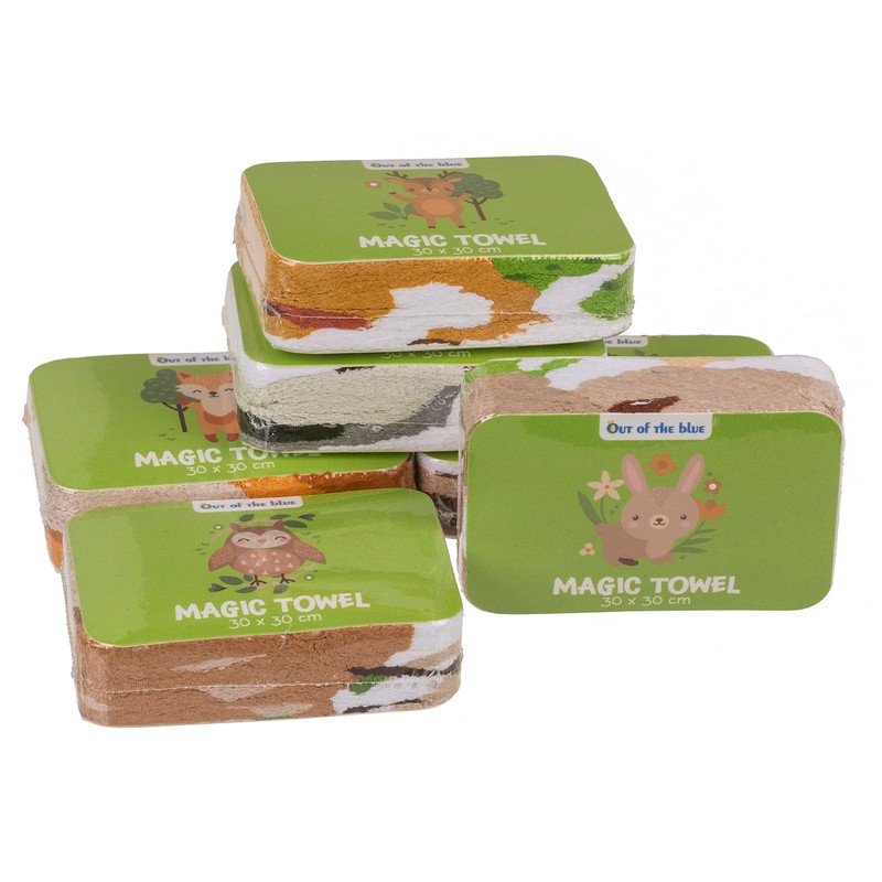 MIK funshopping Set of Magic Washcloths, Magic Cloth, Magic Towel,
