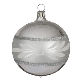 'Wanda Silver' 5 cm Christmas Ornament by Jingle Bells Lauscha "