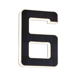 Paulmann Outdoor Solar House Number 6 3000 K IP44 Akk