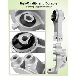Rear Engine Motor Mount Torque Strut Mount Kit Fit for Chrysler Pacifica 3.6L 2017-2023 Replace 68224744AB 68224744AC A20070