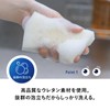 Arcem Sustainable Sponge, 3 Pieces, Set of 3 Colors, White,