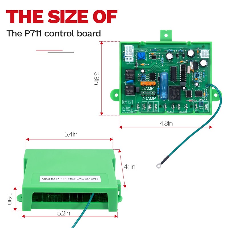 HRepair Micro P-711 Control Board Replacement Dometic Control Board fits