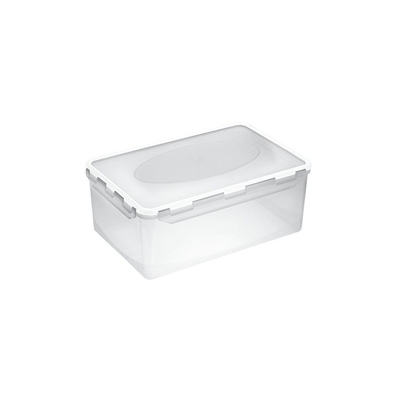 Plast Team Click Vacuum Can 5.0 L Clear/Seal White, Other
