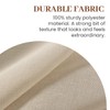 Dreaming Casa Solid Sheer Curtains 96 Inches Long Taupe Rod