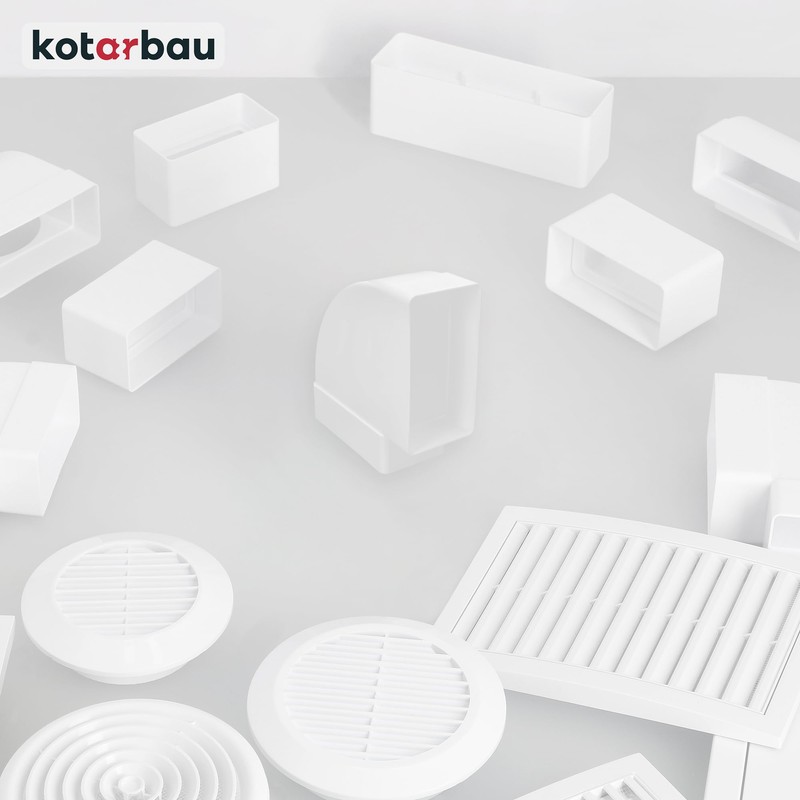 KOTARBAU® Deflector 120 mm x 60 mm Horizontal 90° Duct