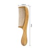 BEINY Natural Green Sandalwood Comb - Anti Static Wooden Hair