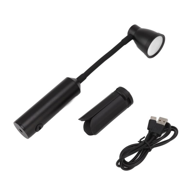 Folding LED Desk Lamp Portable USB Rechargeable Dimmable Table Light