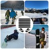 Gosknor 6pcs Snowboard Ankle Ladder Strap Binding+2pcs Buckles, Snowboard Binding