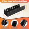 Hat Stand for Baseball Caps, 2 Pack No Install Acrylic