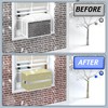 Pearwow Winter Cover for U-Shape Window AC Units, Outdoor Window