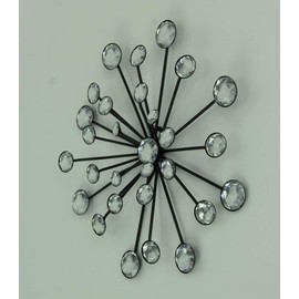 Things2Die4 Jeweled 3D Bursting Star Wall Sculpture Set of 3