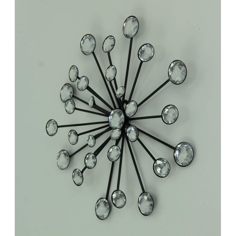 Things2Die4 Jeweled 3D Bursting Star Wall Sculpture Set of 3