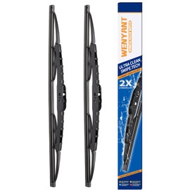 Wenyant 20"+20" Front Windshield Wiper Blades Compatible with Ford F-150 1998-2008 F-250 F-350 Super Duty1998-2008 Mustang 1994-2004 for My Car Original Equipment Automotive Replacement (Set of 2)