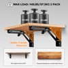 JOY DECOR 10 Inch Heavy Duty Folding Shelf Brackets, 4