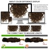 LacerHair Ombre Two Tone Natural Wave Human Hair Curly Clip