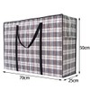 5 Pack Large Storage Laundry Bags Checkered Organizer Bag with