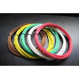 Audiopipe 10 GAUGE 5 WAY TRAILER WIRE KIT 100 FT EA LIGHT BRAKE POWER GROUND BATTERY AWG