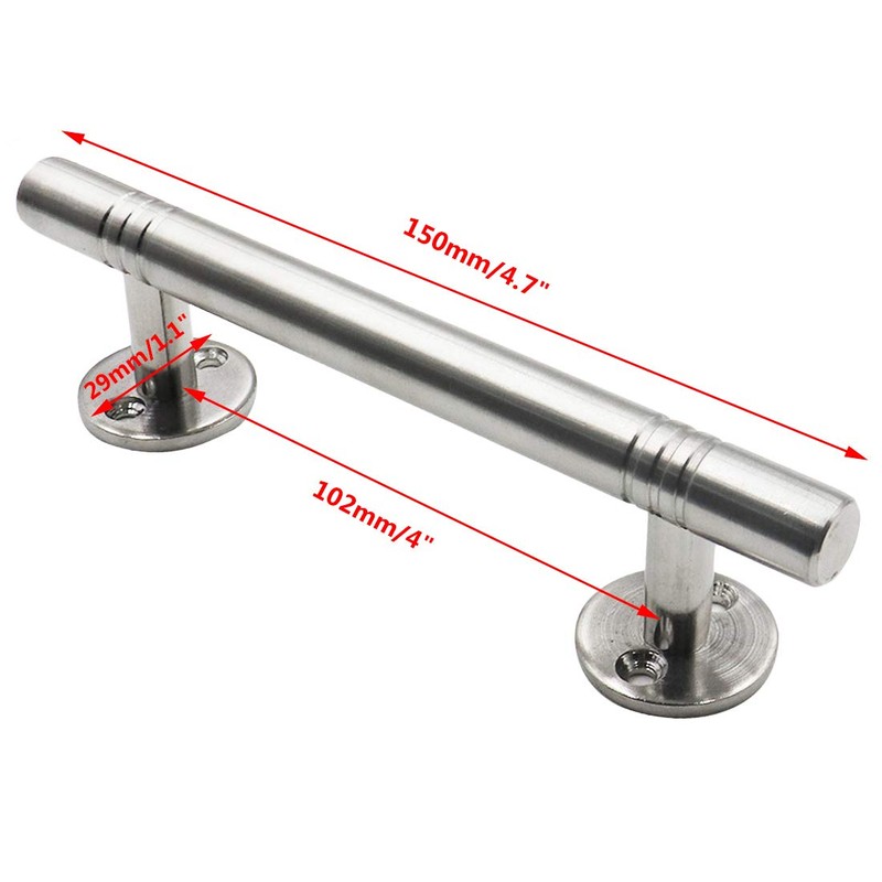 Rannb Sliding Barn Door Handle Stainless Steel Heavy Duty Solid