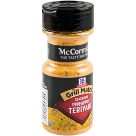 McCormick Grill Mates Seasoning, Pineapple Teriyaki, Grilling Seasoning for Adding Savory-Sweet Teriyaki Flavor to Pork, Chicken, or Seafood, 3.5 oz (Pack of 6)