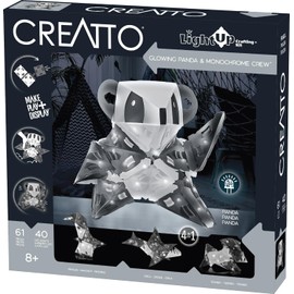 Thames & Kosmos - Panda - Creatto - Versatile Building System - 3D Light Up Model for Kids, Ages 9+ - 03494