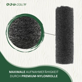 Art-Color Putty Roller, Premium Nylon Roller for Putty with 2K Handle and Handle Holder, Width: 230 mm (Spatula Roll 230 mm)