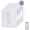 Nicoone WLAN Roller Shutter Switch, 4 Piece Smart Roller Shutter