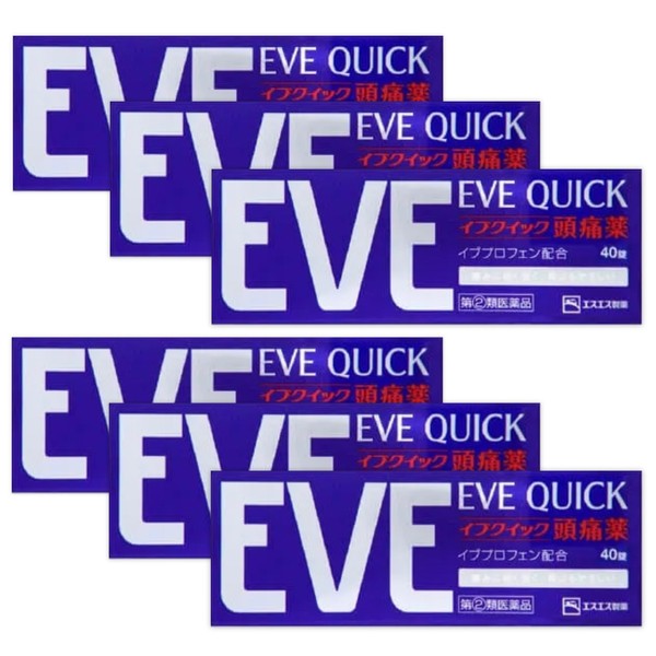 EVE [Designated second -class drugs] Eve Quick headache drug 40 tablets [set of 6]