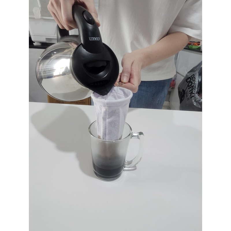 FSBY: Tea/Coffee Filter, Size 3.0 inches, Reusable, Traditional Thai style,