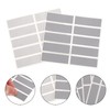 LIOOBO 50pcs Scratch Card Stickers with Silver Film to Write